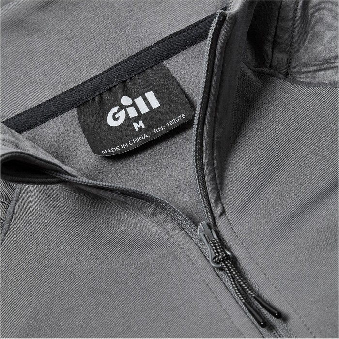 2021 Gill Herren Heybrook Zip Top 1106 - Stahlgrau